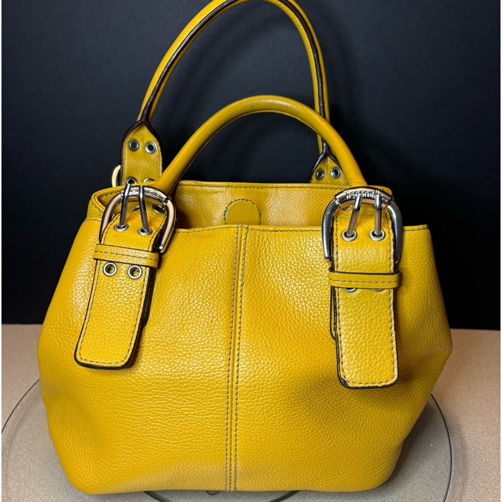 Tignanello Mustard Leather Bag